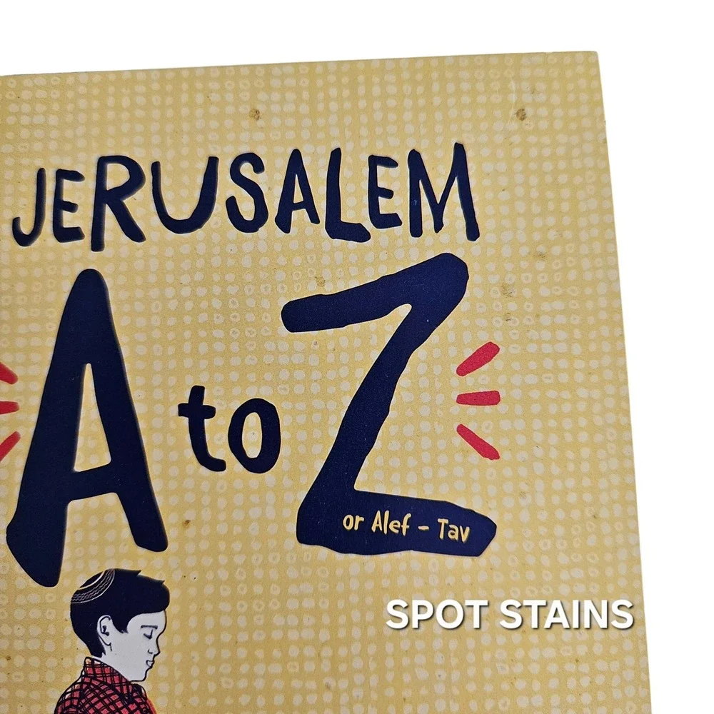 Jerusalem A to Z Hebrew Alphabet Postcard Set CityKat Stories‎ Israel NEW
